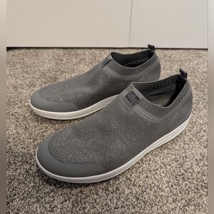 Fitflop Uberknit Metallic Slip-On Sneakers Size 10